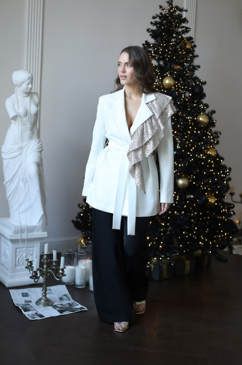 Съемный волан из пайеток