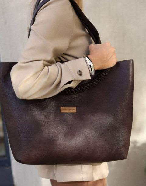 Сумка-шопер из экокожи 