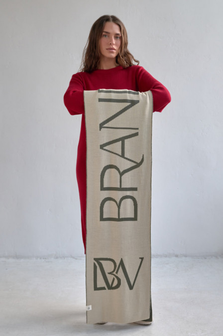 Шарф вязаный BRANDWOMEN